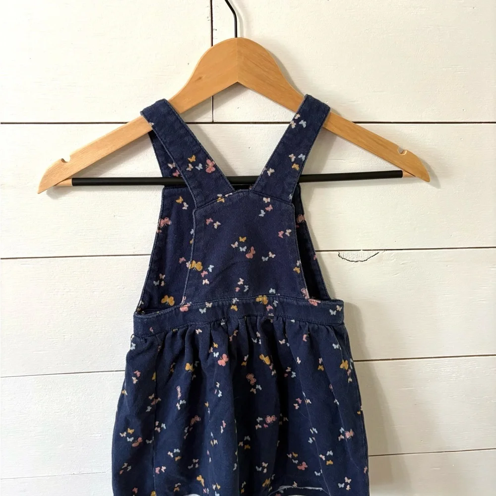 Carter's Navy Butterfly Kids Overalls